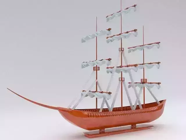 ruvalship wooden sailing ship