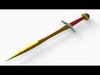 Sword 3d model from legend of zelda Free 3D model_1