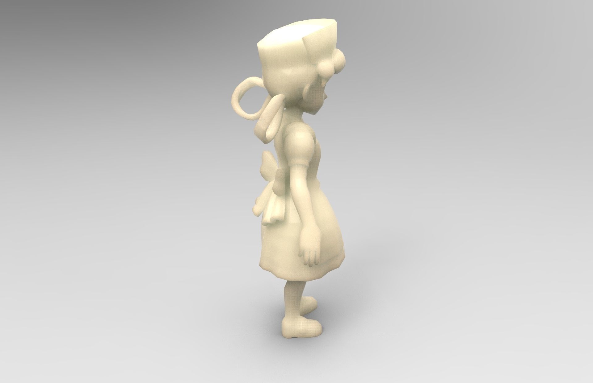 Nurse Joy from pokemon saga 3D print model_2