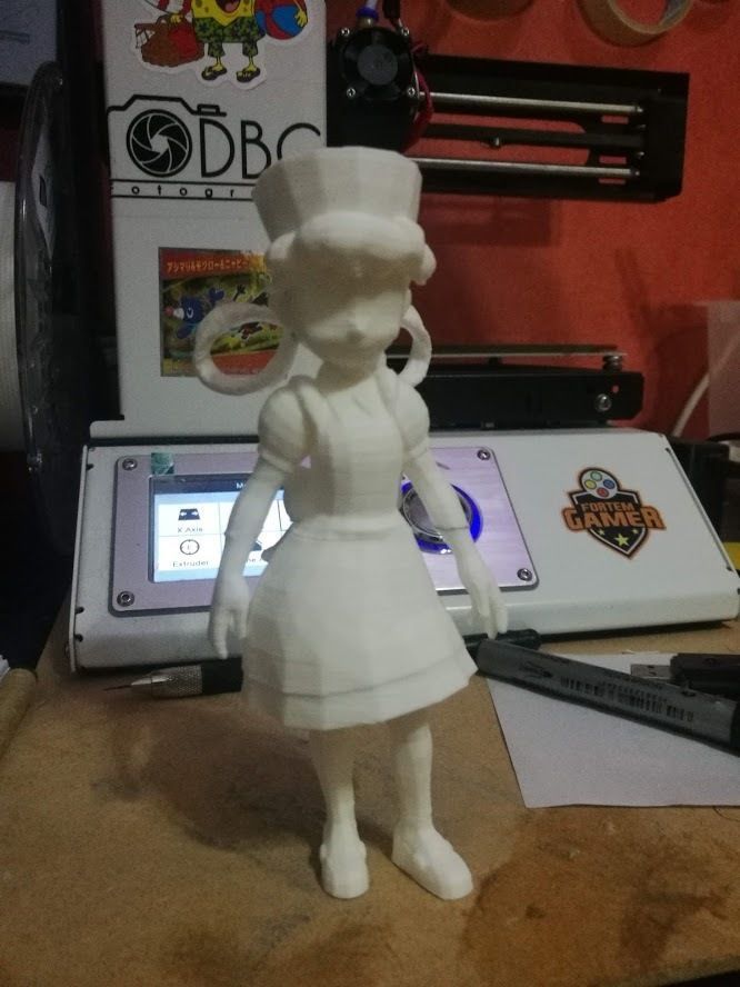 Nurse Joy from pokemon saga 3D print model_7
