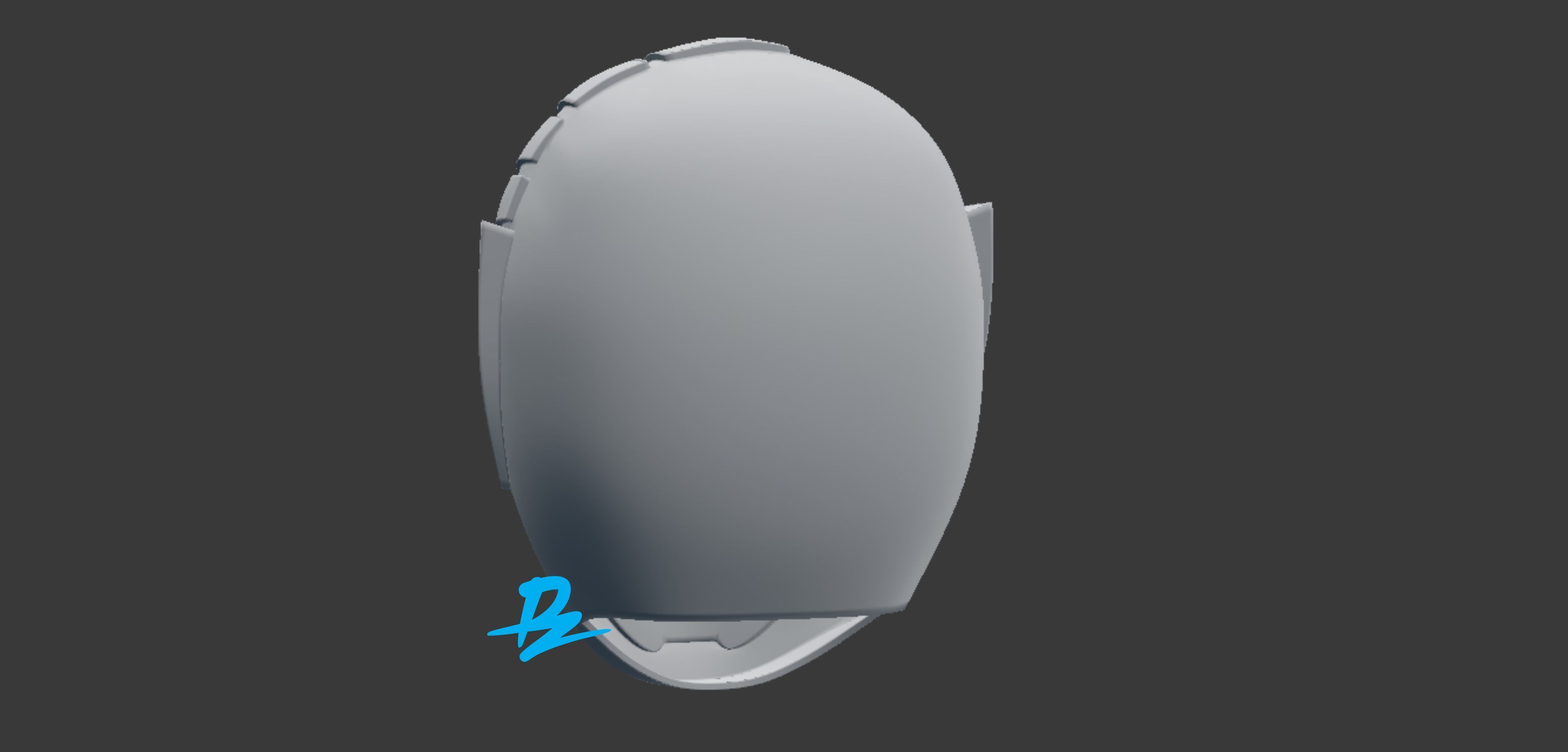 Mask Kyuranger Sishi Red 3D print model_5