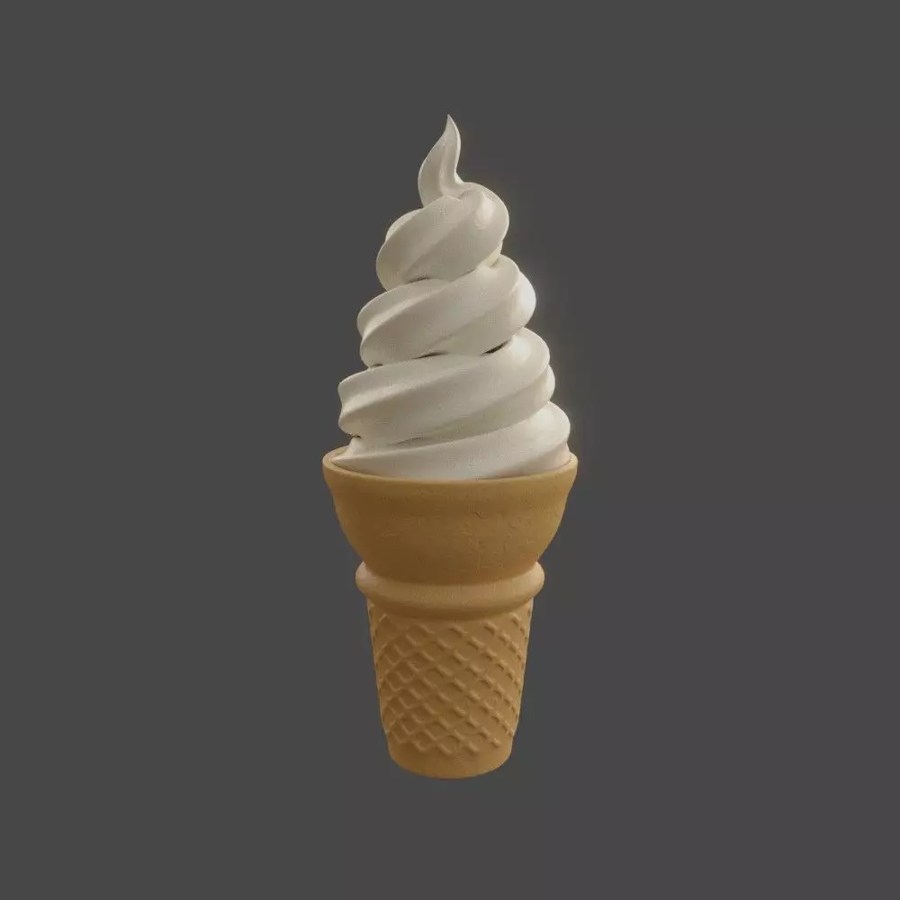 Ice cream 3D model_0