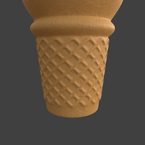 Ice cream 3D model 6
