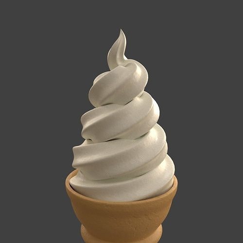 Ice cream 3D model 4