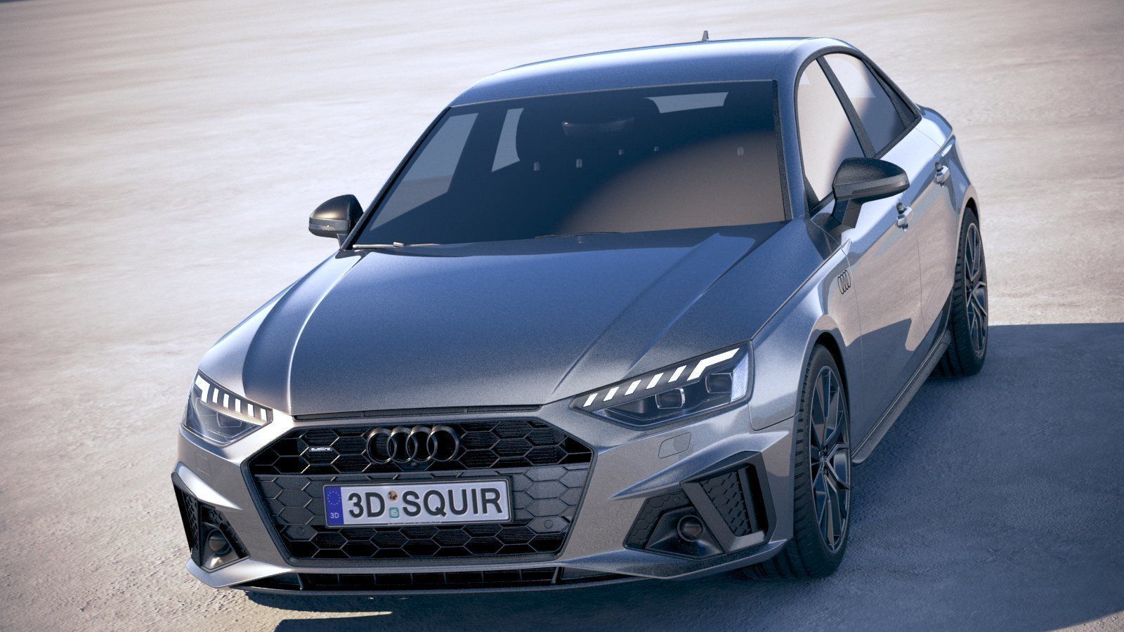 Audi A4 S-line 2020 3D model_1