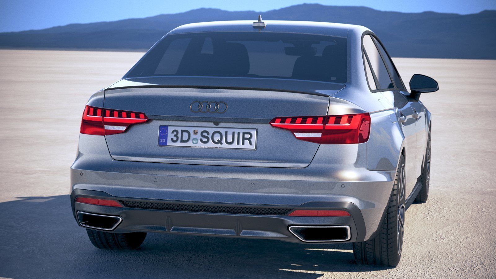 Audi A4 S-line 2020 3D model_5