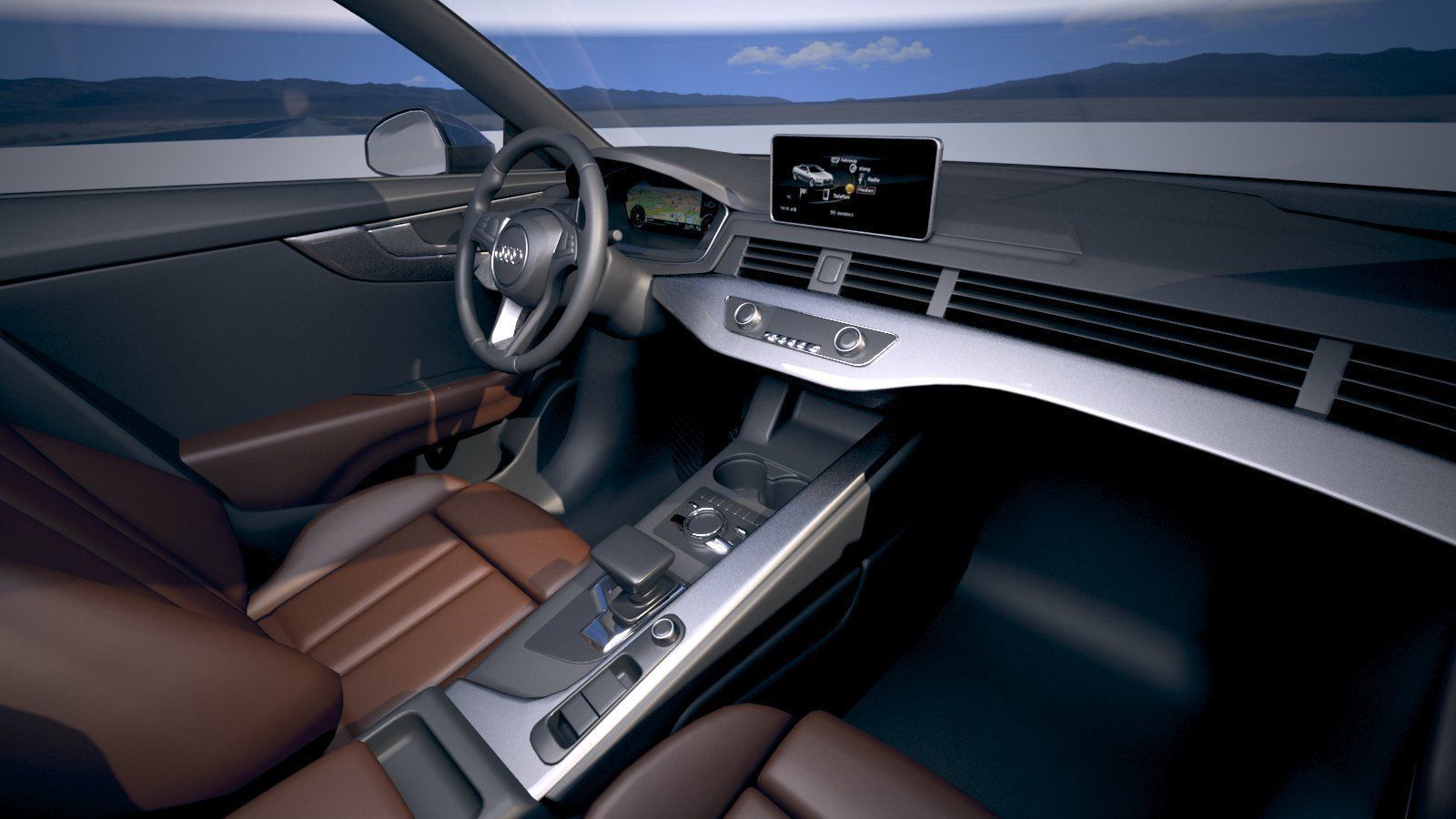 Audi A4 S-line 2020 3D model_18