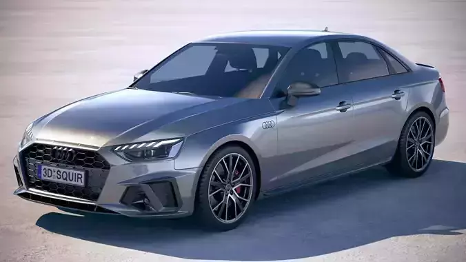 Audi A4 S-line 2020 3D model