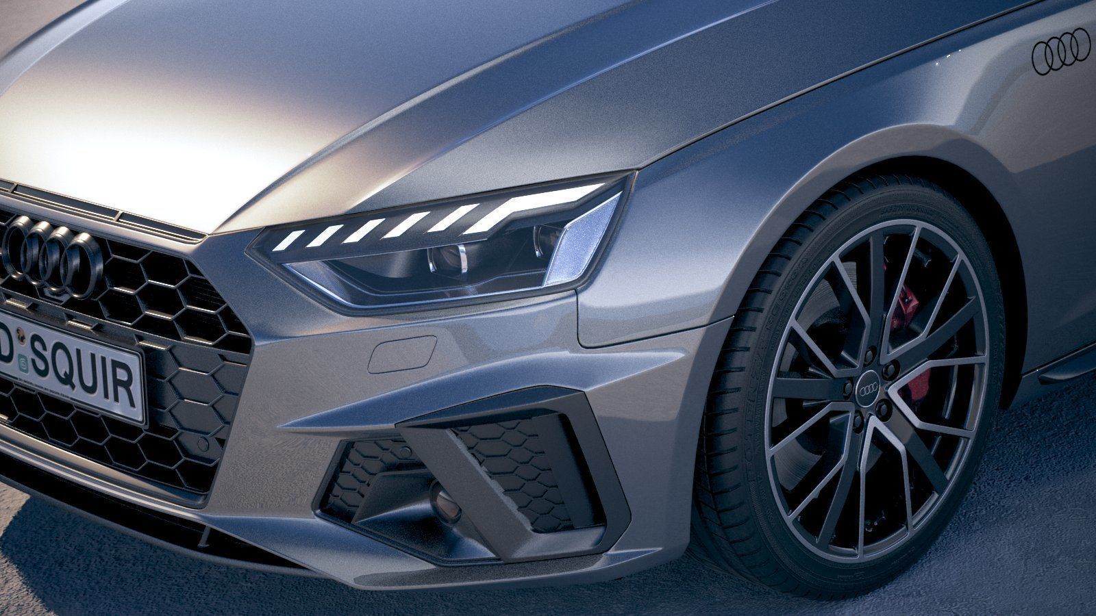 Audi A4 S-line 2020 3D model_2