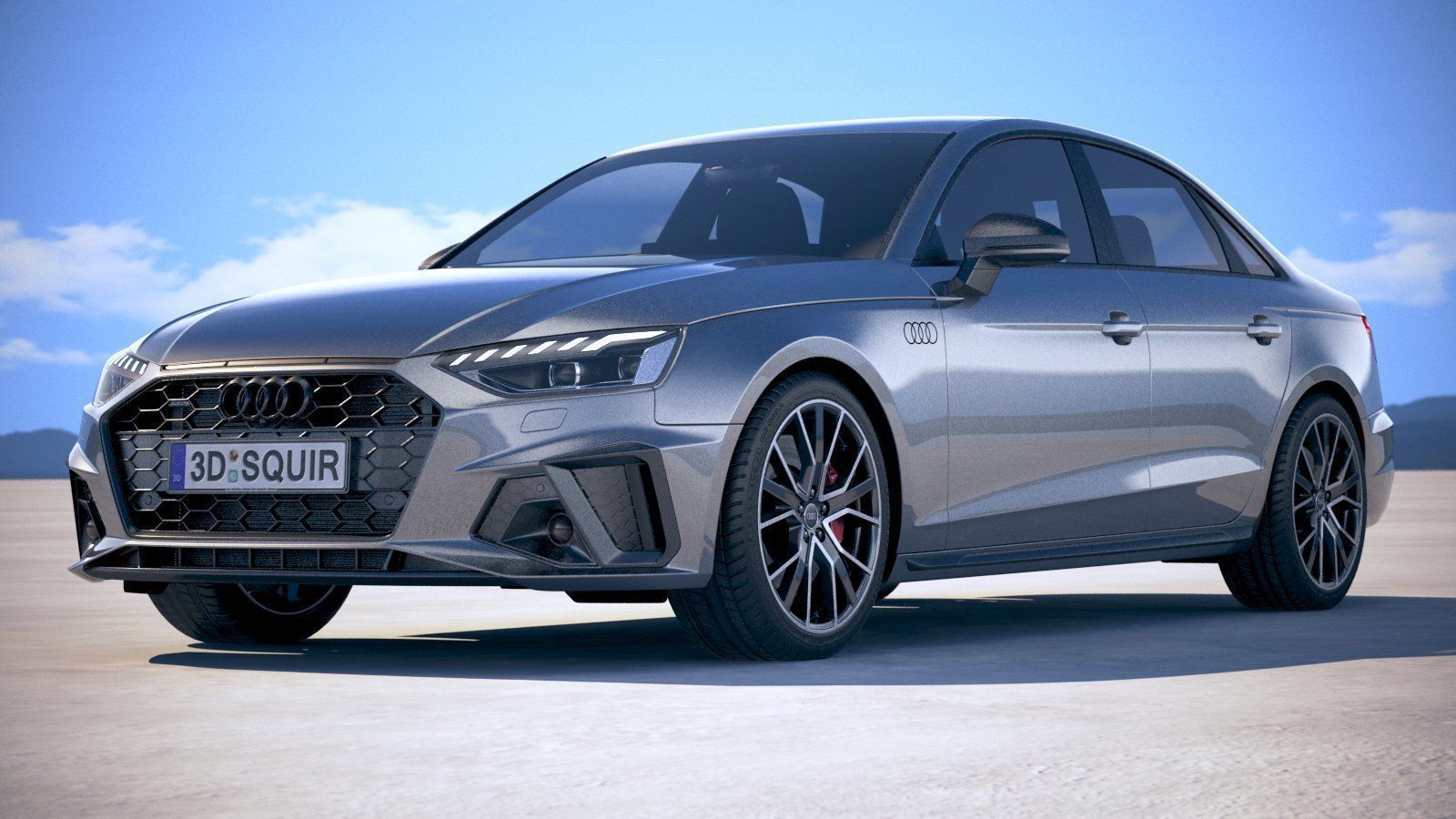 Audi A4 S-line 2020 3D model_12