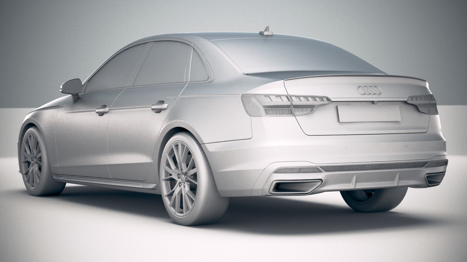 Audi A4 S-line 2020 3D model_25