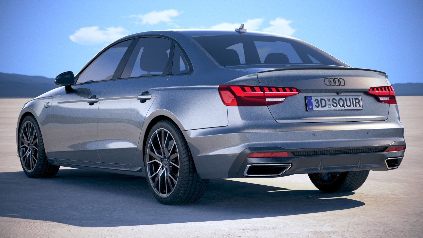 Audi A4 S-line 2020 3D model_13