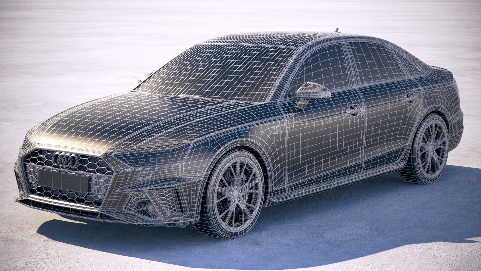 Audi A4 S-line 2020 3D model_28