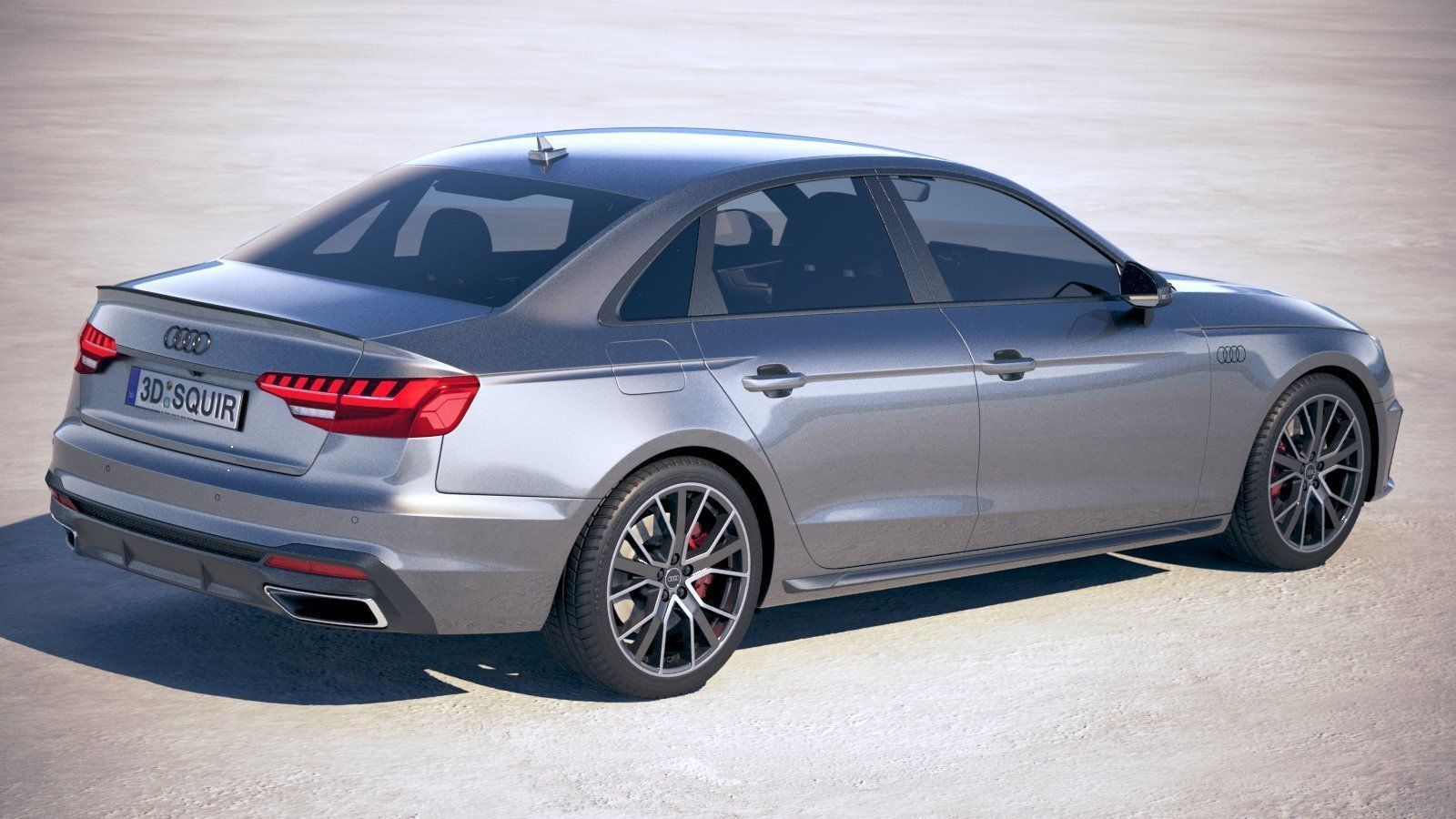 Audi A4 S-line 2020 3D model_4