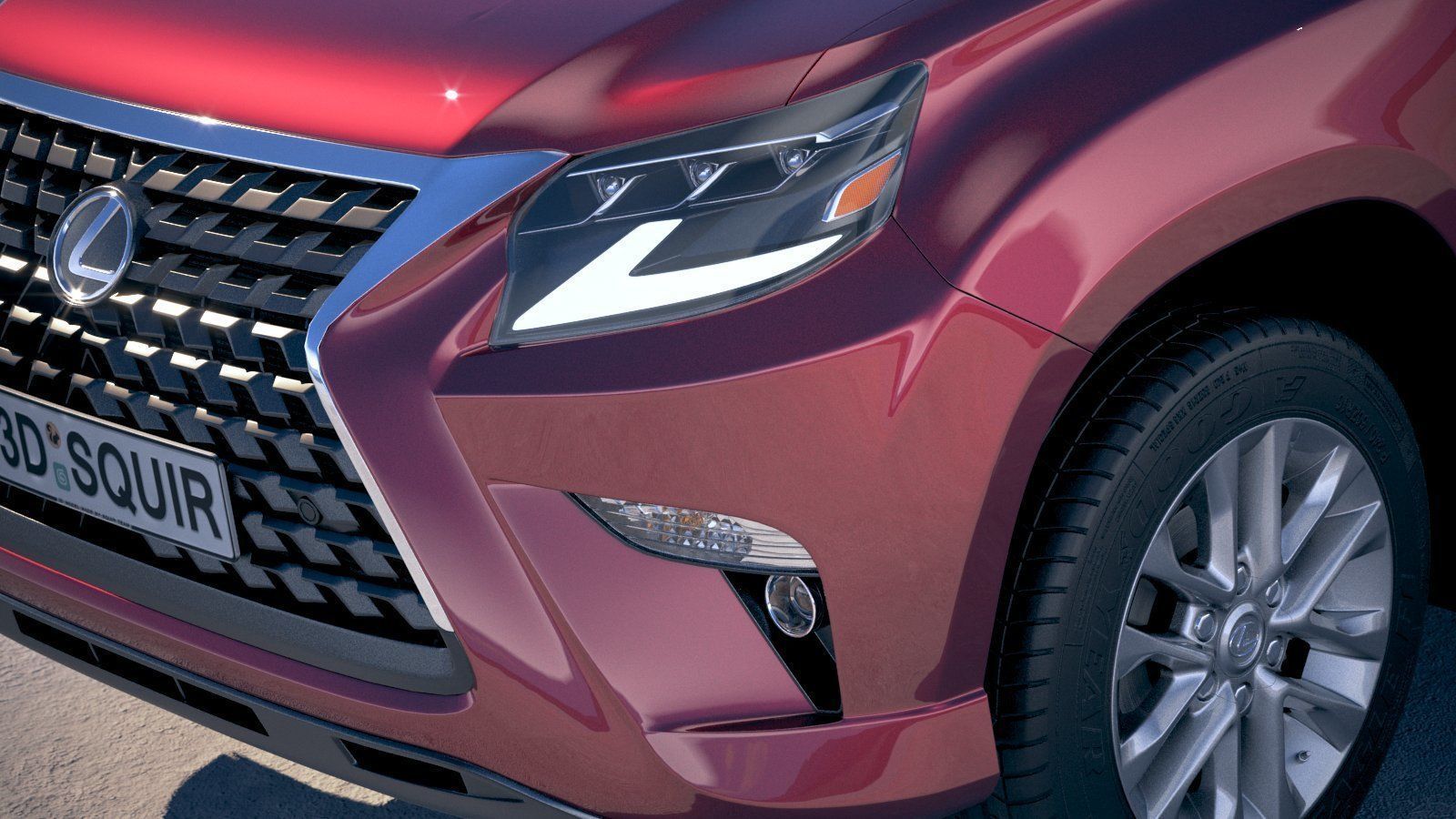 Lexus GX 460 2020 3D model_2