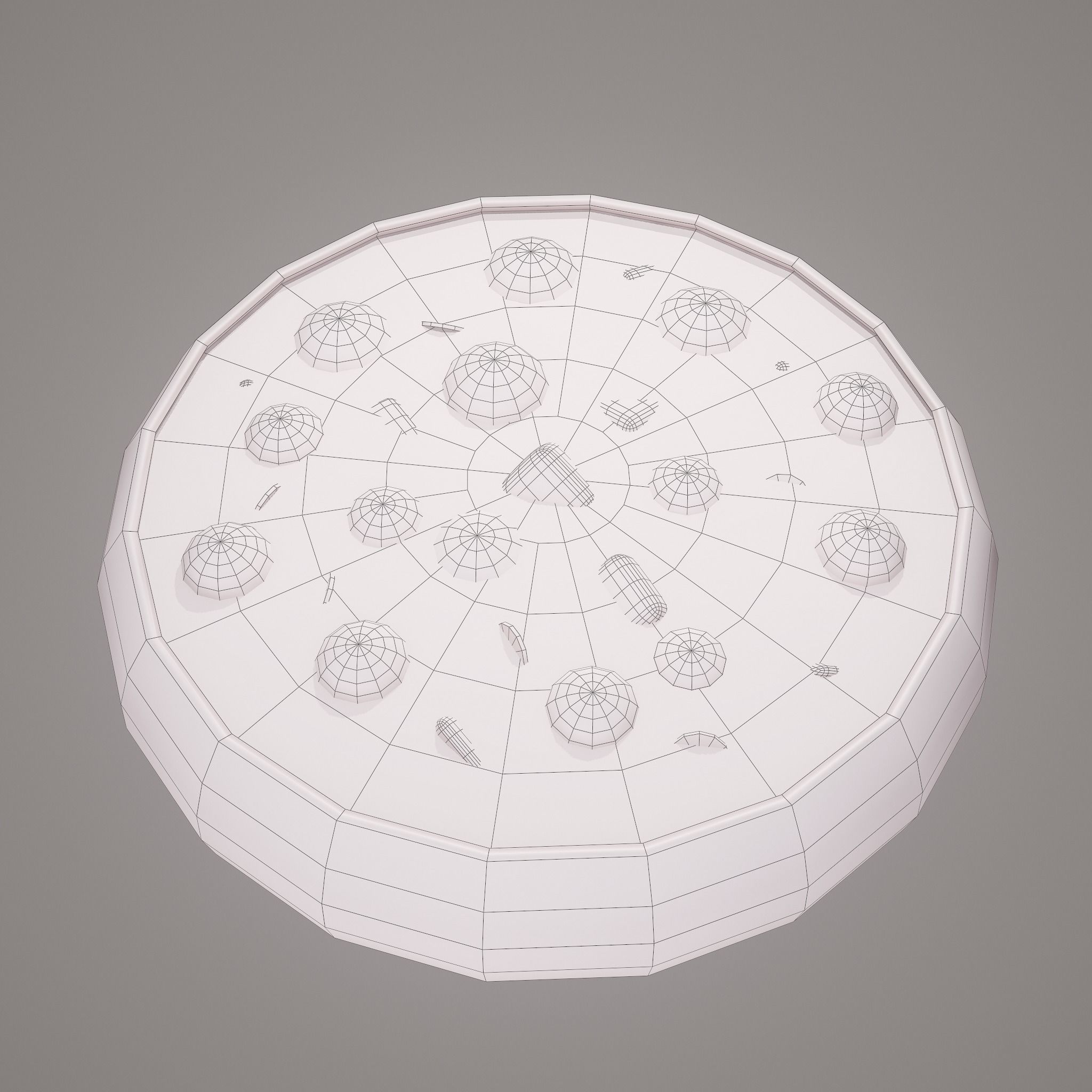 Medieval Tavern Soup Low-poly 3D model_14