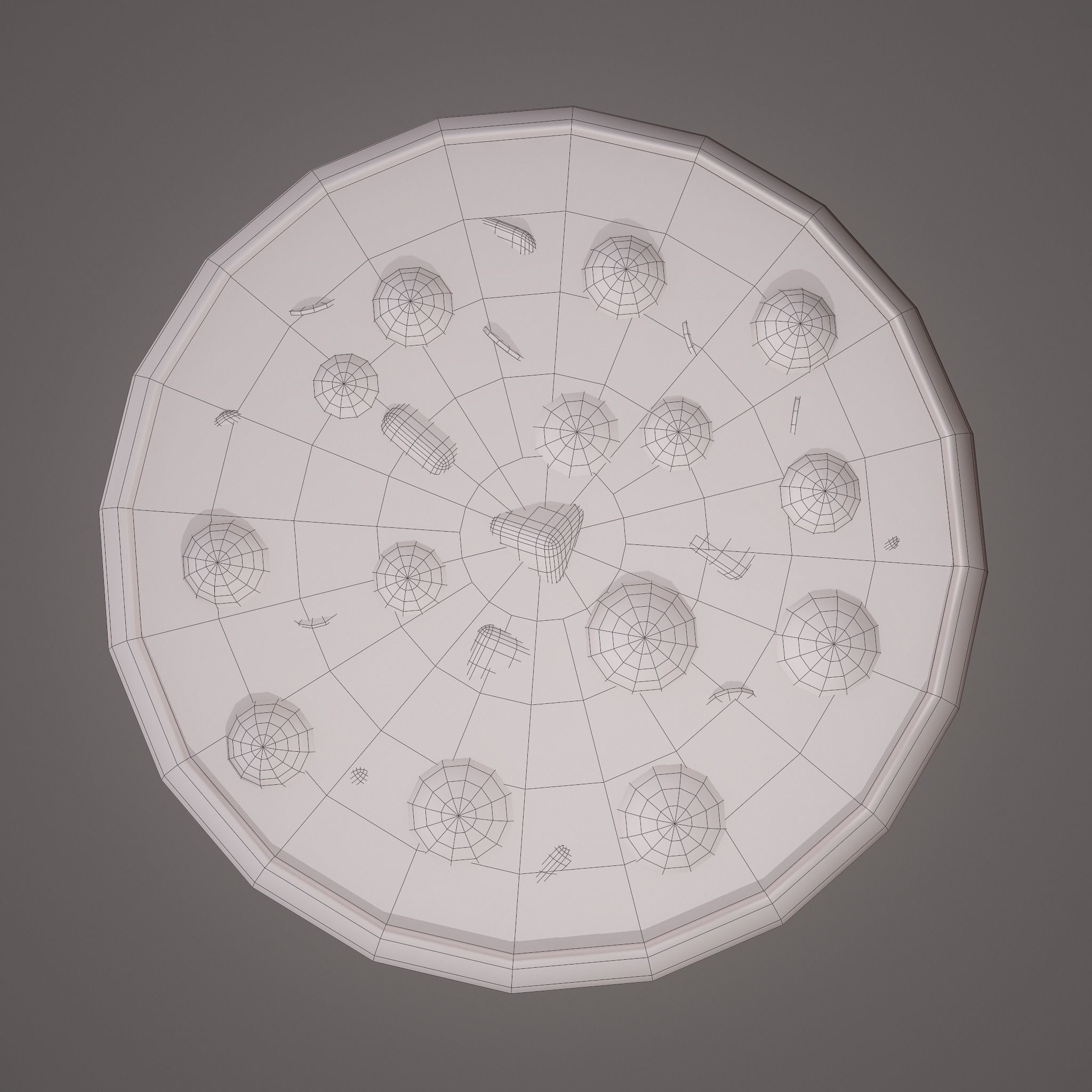 Medieval Tavern Soup Low-poly 3D model_11