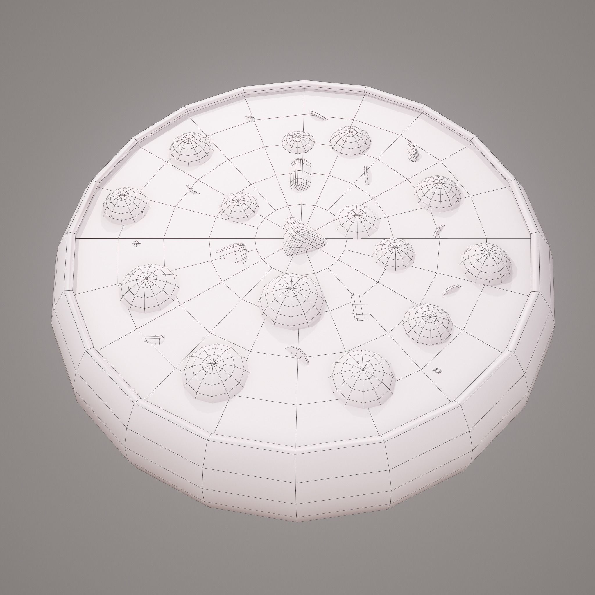 Medieval Tavern Soup Low-poly 3D model_12