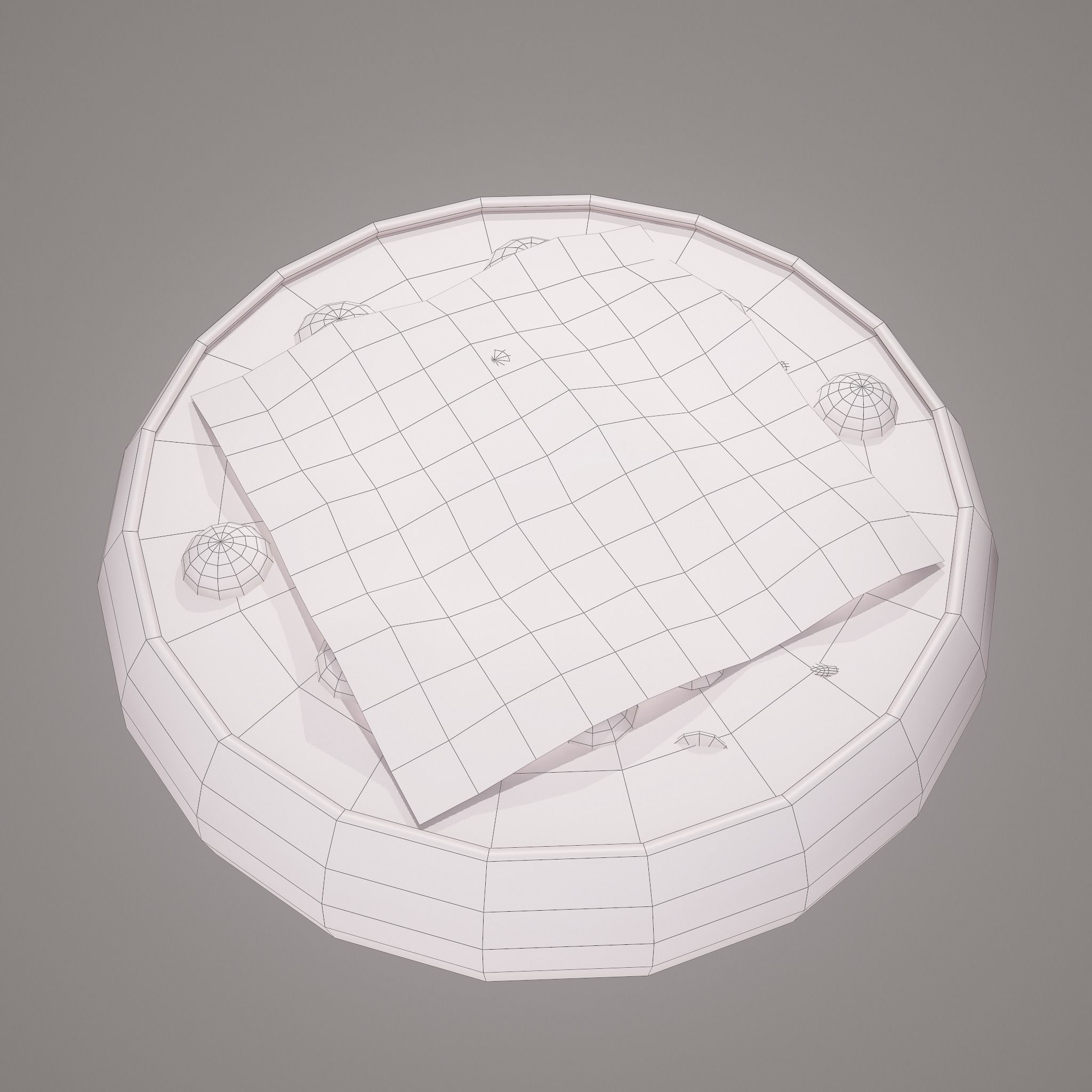 Medieval Tavern Soup Low-poly 3D model_13