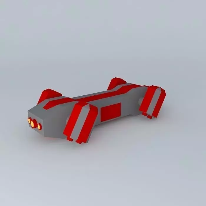 Small Gunship - Transport Free 3D model