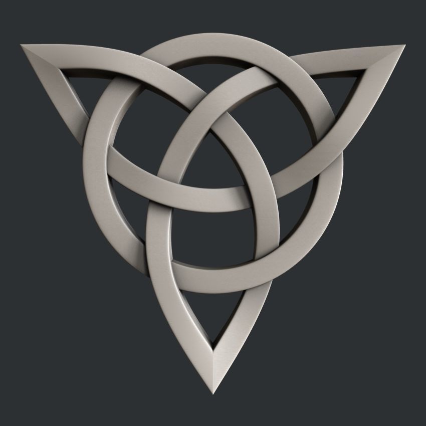 3d STL models for CNC router set celtic decors 3D model_7