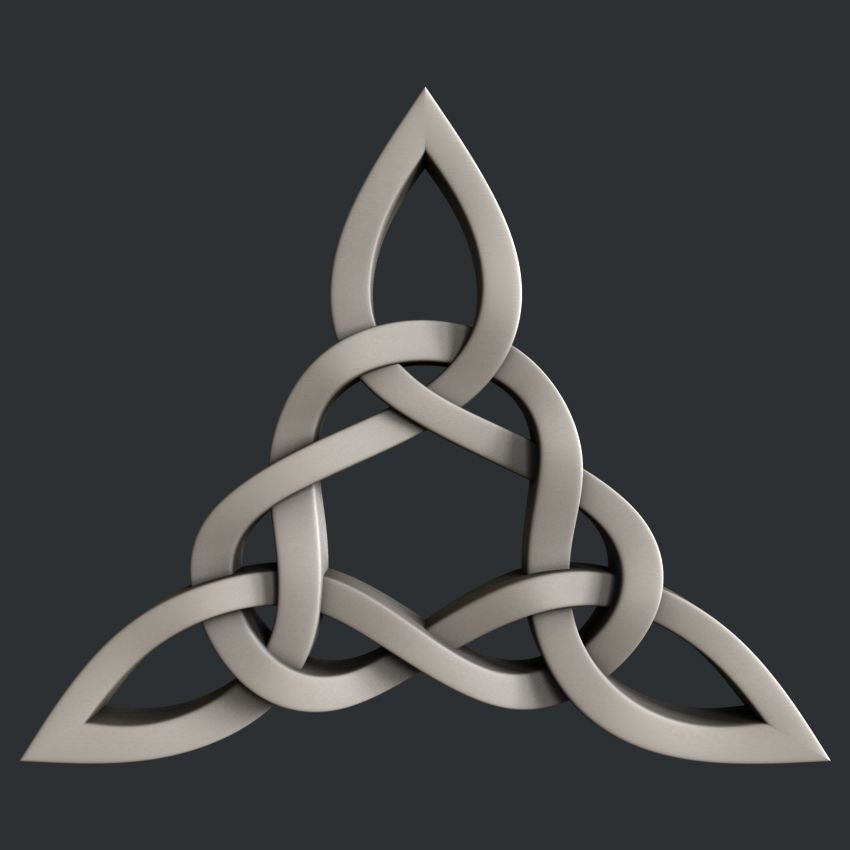 3d STL models for CNC router set celtic decors 3D model_2