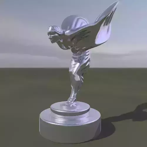 Spirit of Ecstasy - statuette of a woman 3D print model