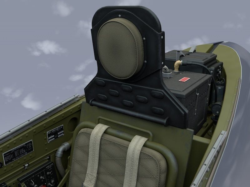 Cockpit Mustang P-51D 3D model_10