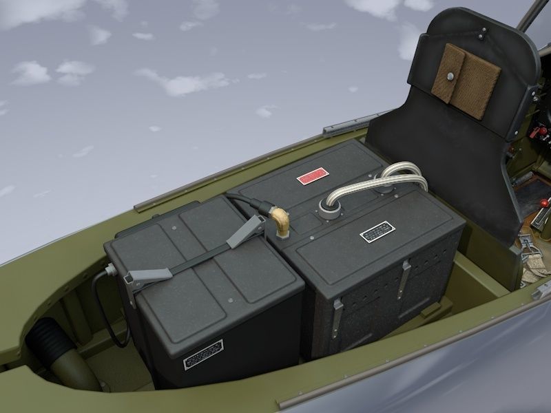 Cockpit Mustang P-51D 3D model_8