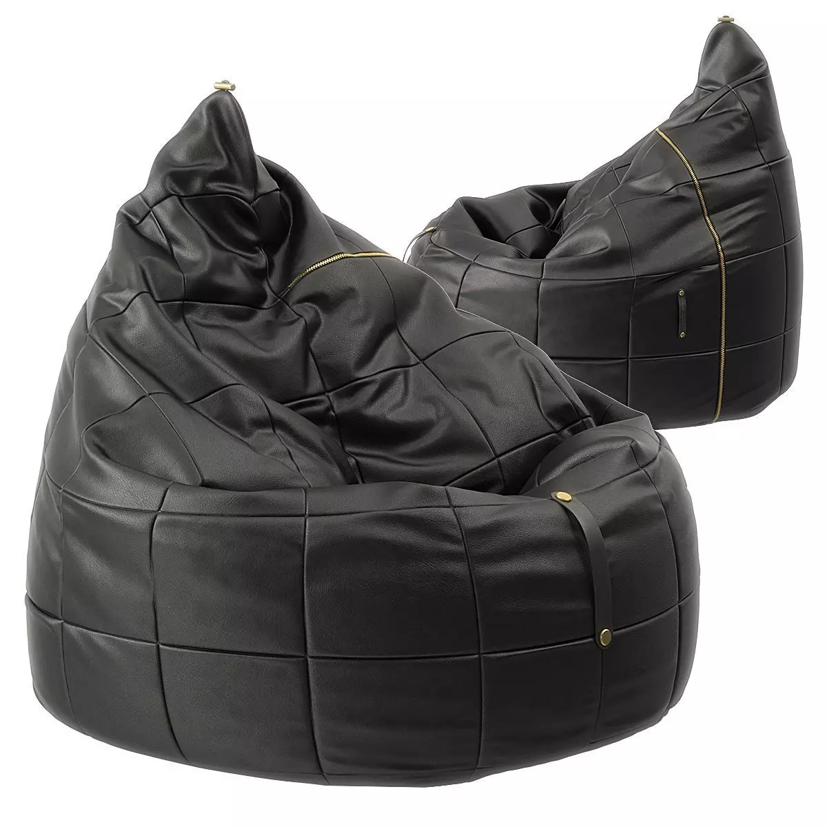 LP1 armchair model 3D model_0