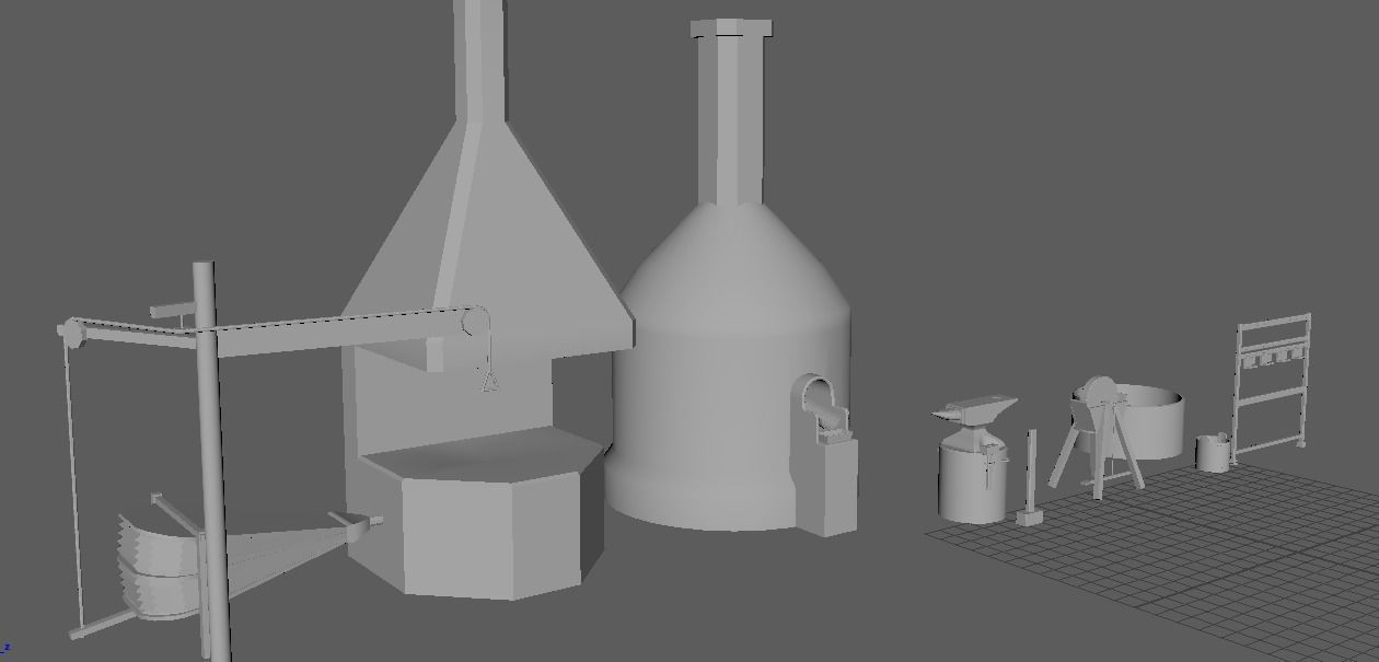 smithy Free low-poly 3D model