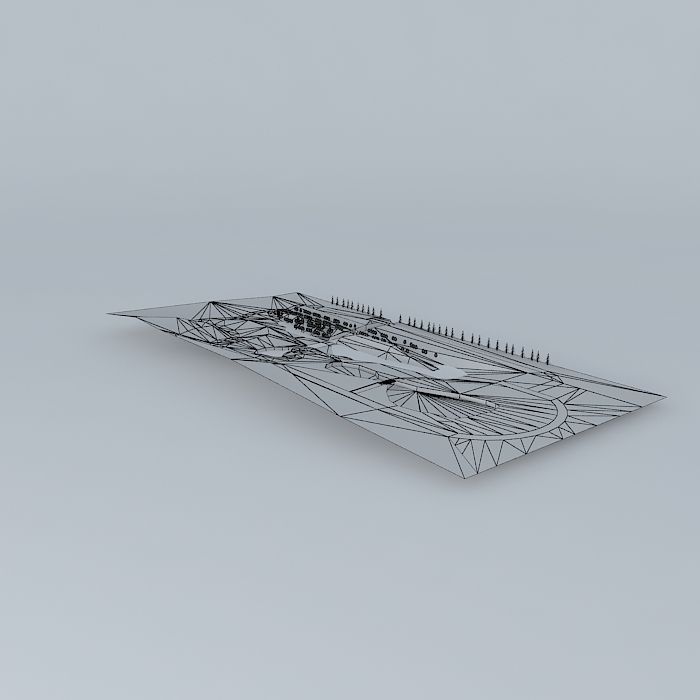 Test track Free 3D model_3