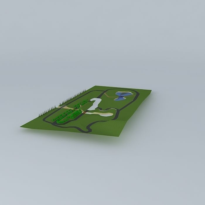 Test track Free 3D model_1