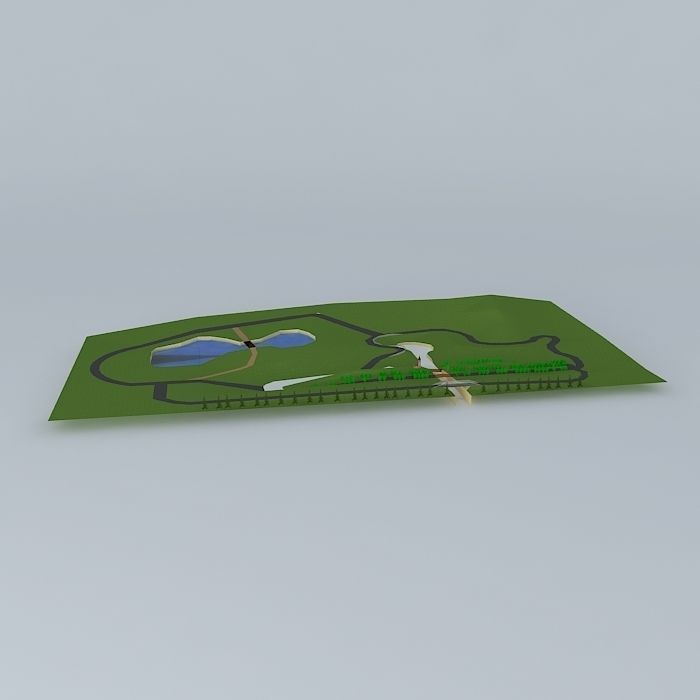 Test track Free 3D model_2