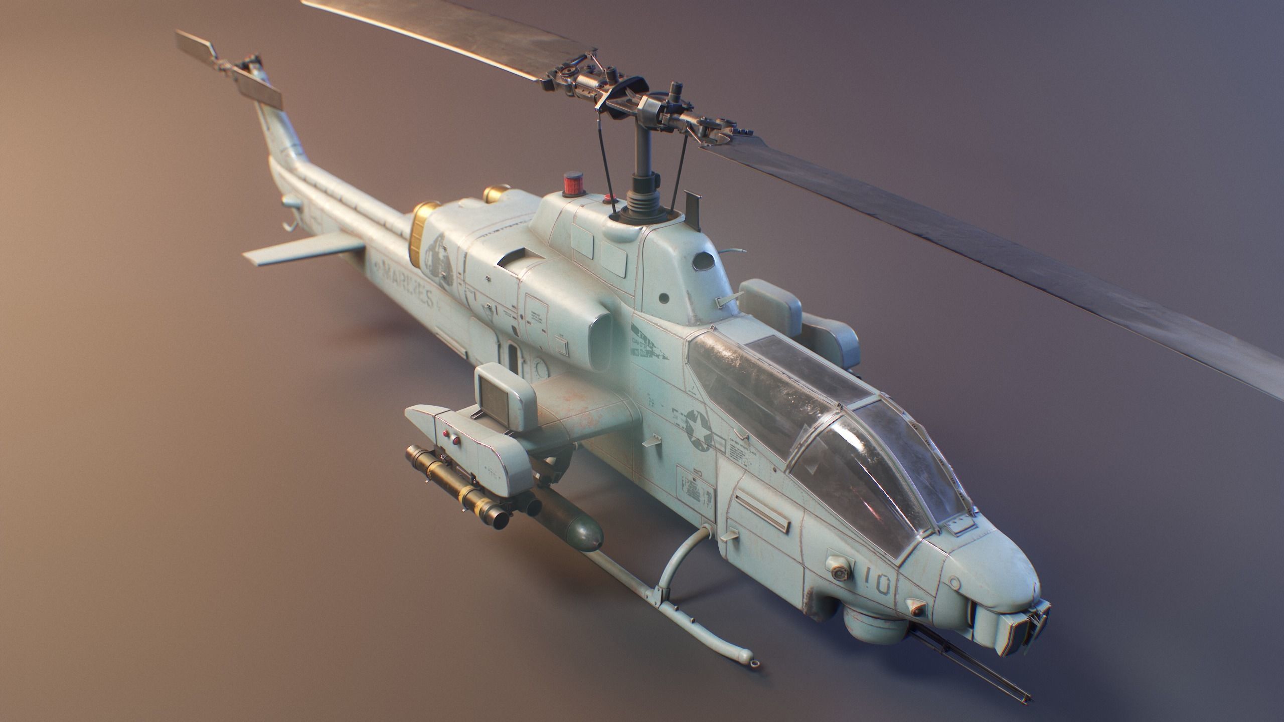Bell AH-1 Cobra 3D model_5