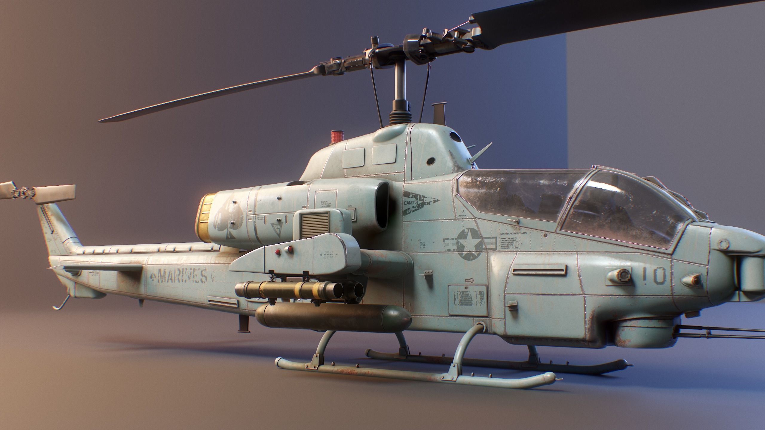 Bell AH-1 Cobra 3D model_3