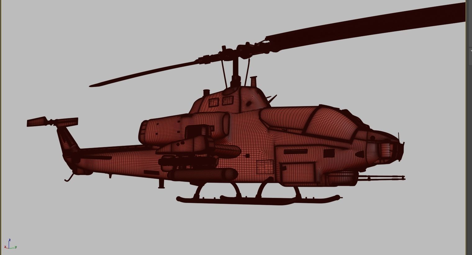 Bell AH-1 Cobra 3D model_7