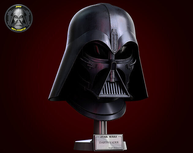 Helmet Life size Darth Vader Concept Ralph Mcquarrie 3D print model