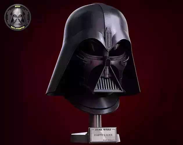 Helmet Life size Darth Vader Concept Ralph Mcquarrie 3D print model