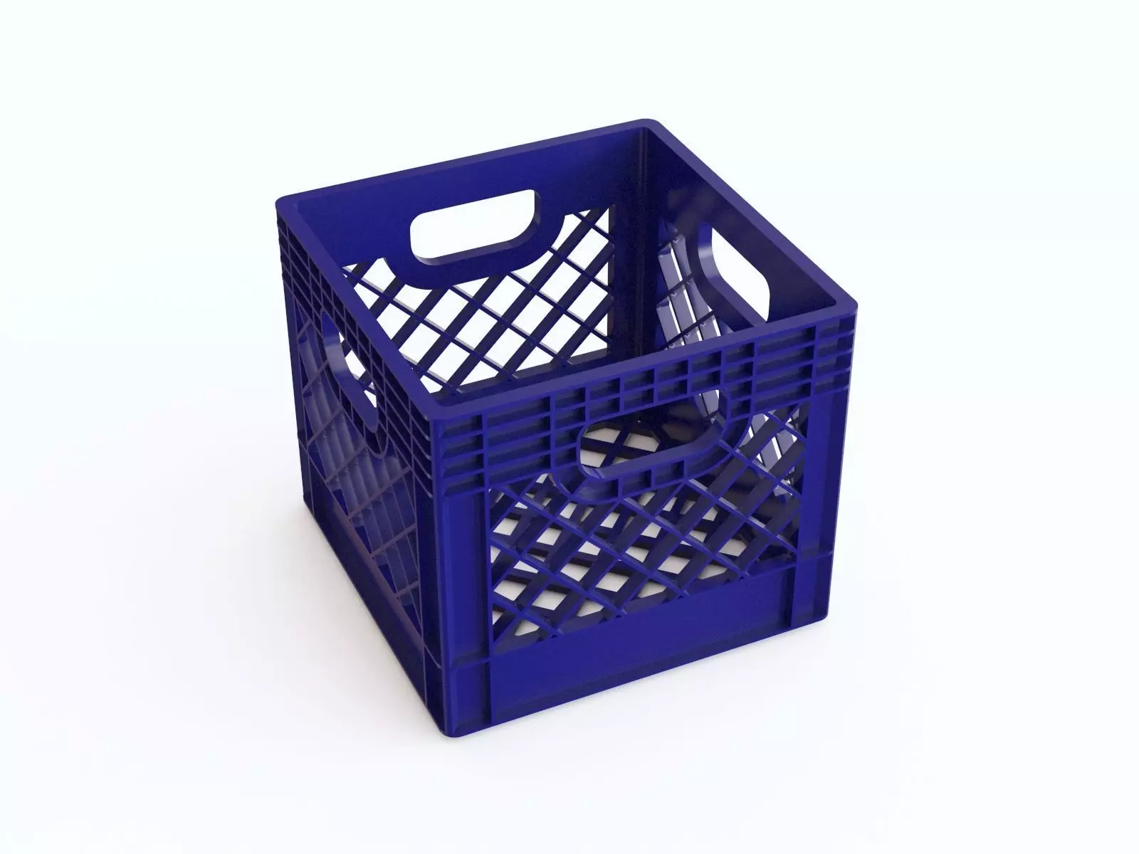 Plastic crate 25 3D model_0