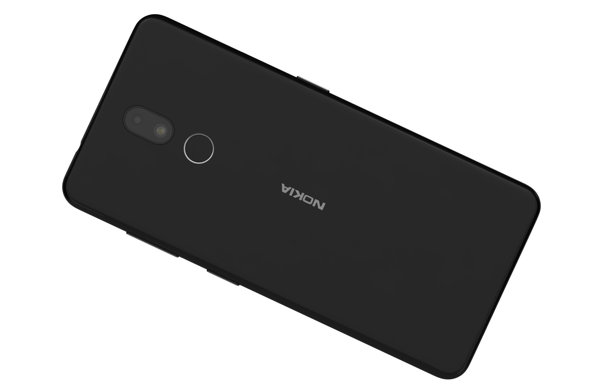 Nokia 3 2 Black 3D model_5