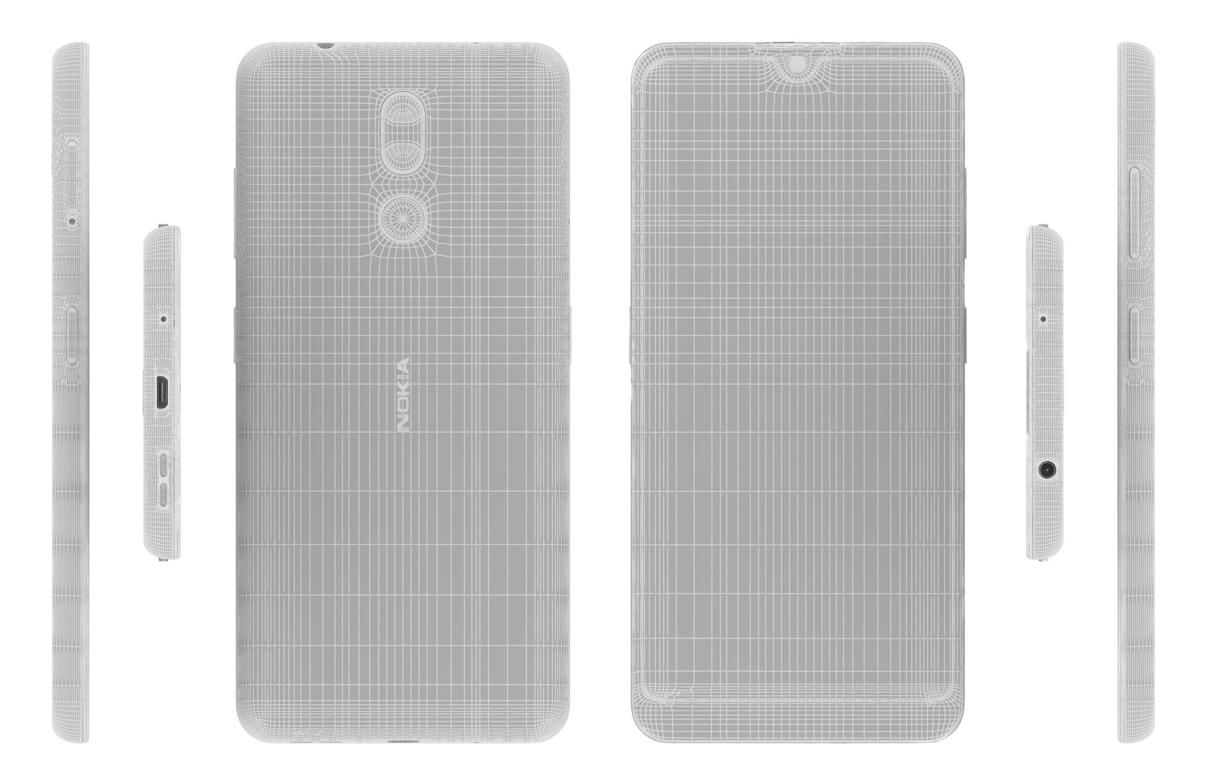 Nokia 3 2 Black 3D model_12