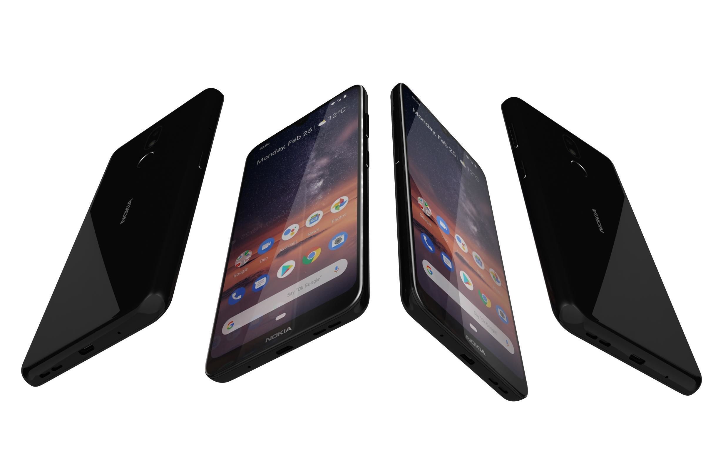 Nokia 3 2 Black 3D model_2