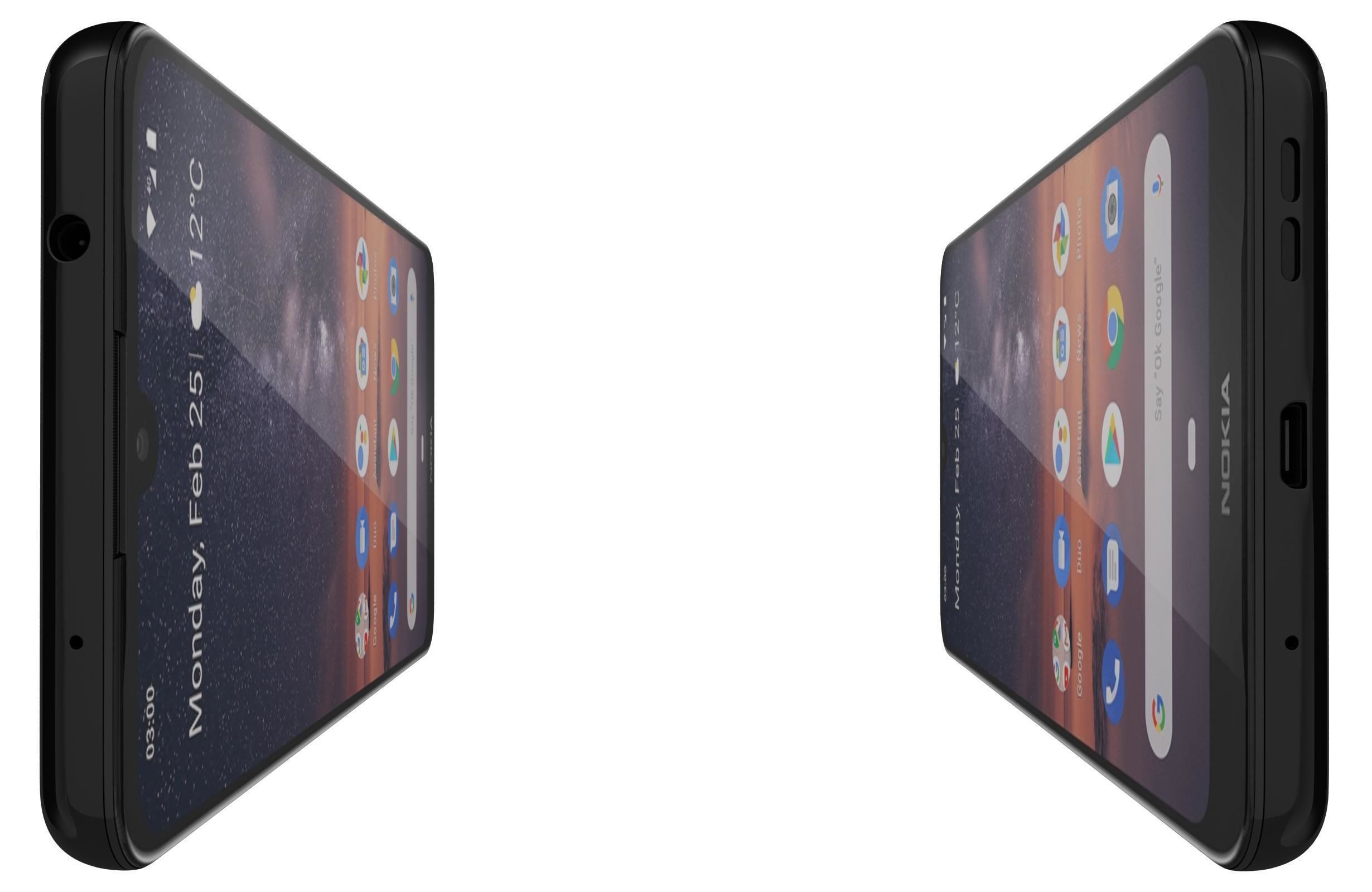 Nokia 3 2 Black 3D model_6