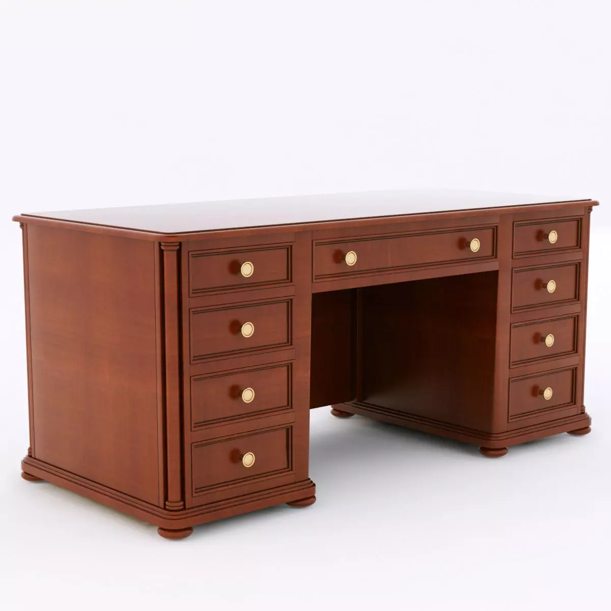 Coaster Scotland desk 3D model_0