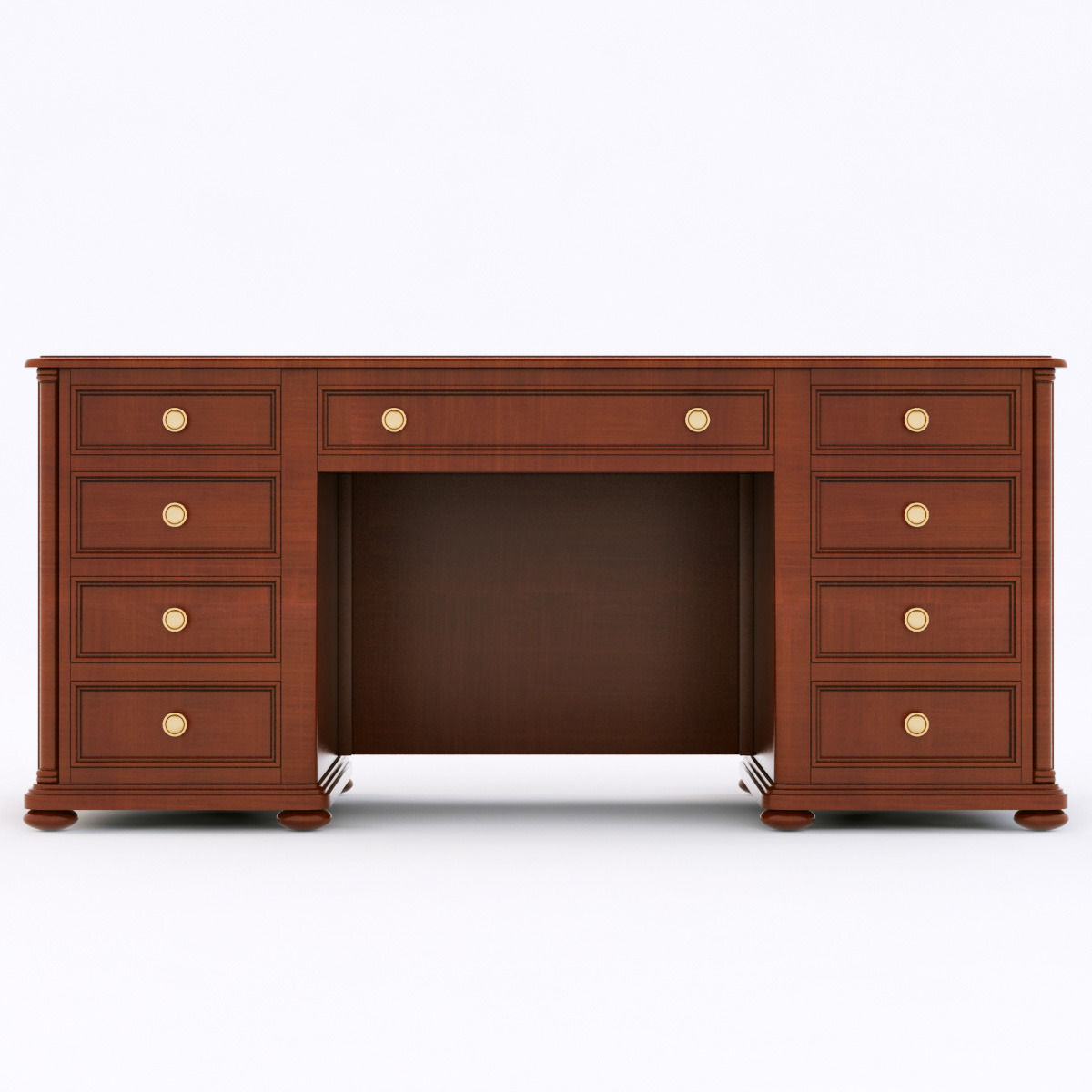 Coaster Scotland desk 3D model_1