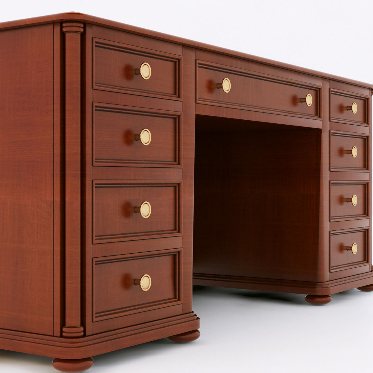 Coaster Scotland desk 3D model_2