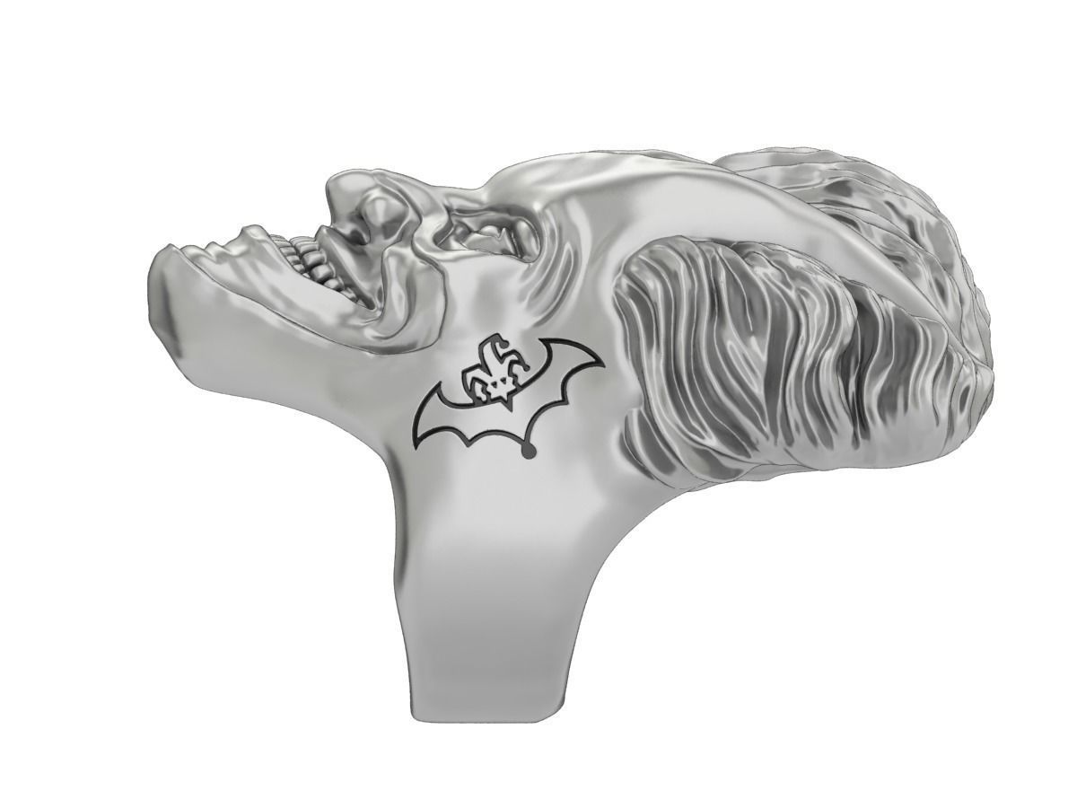 BATKER RING 3D print model_3