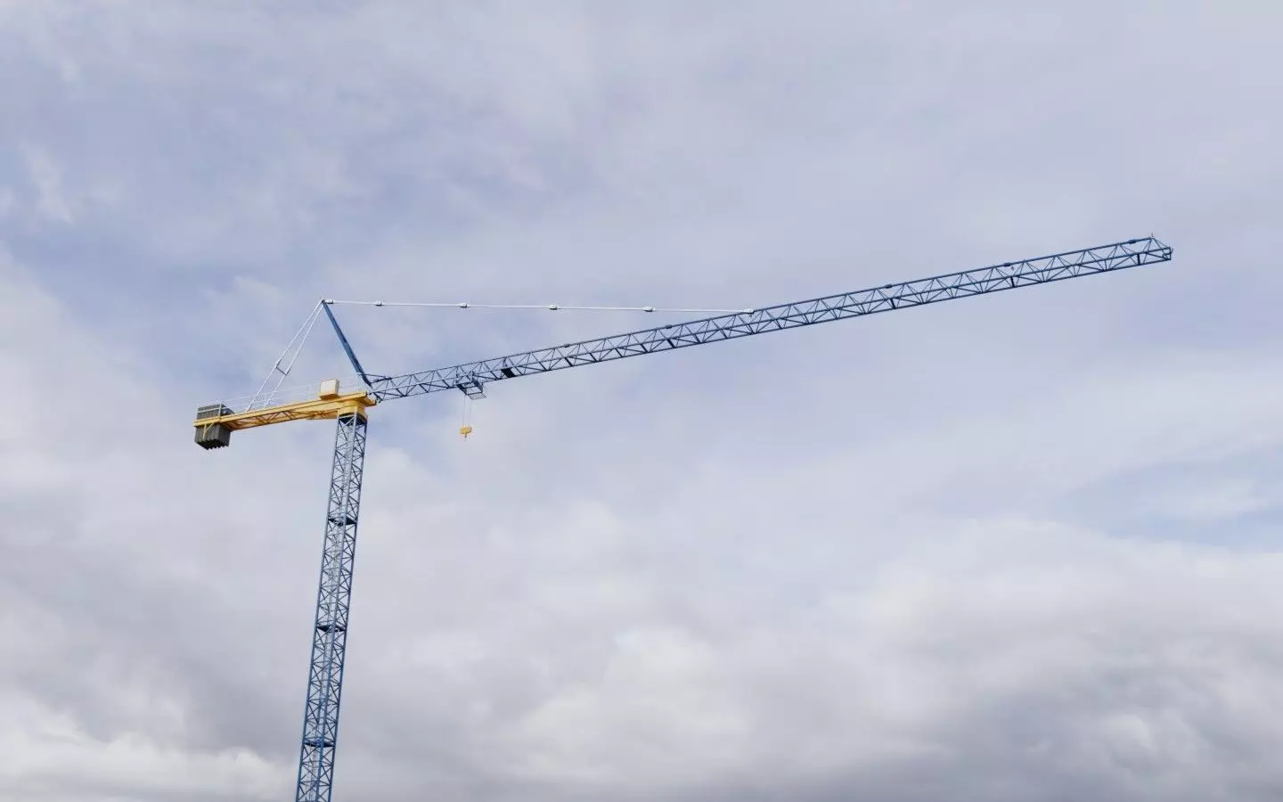 Construction Crane 2 - Hammerhead Tower Crane 3D model