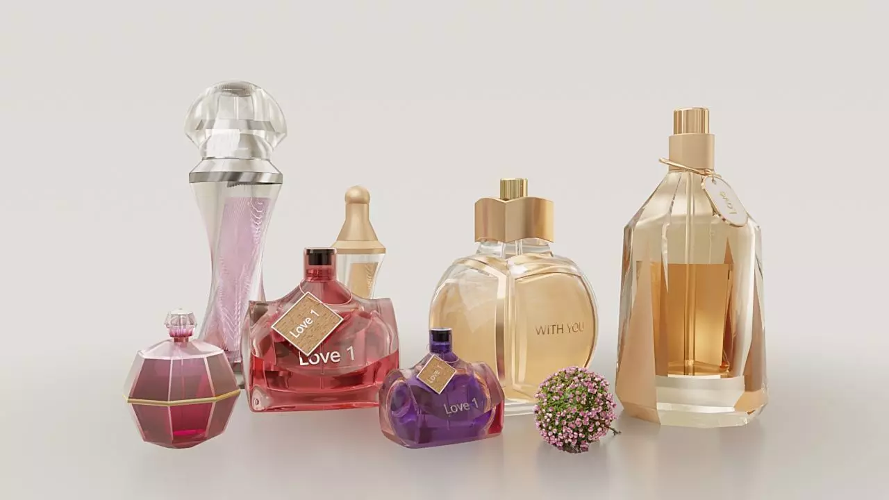 parafum corona render c4d 3D model_0